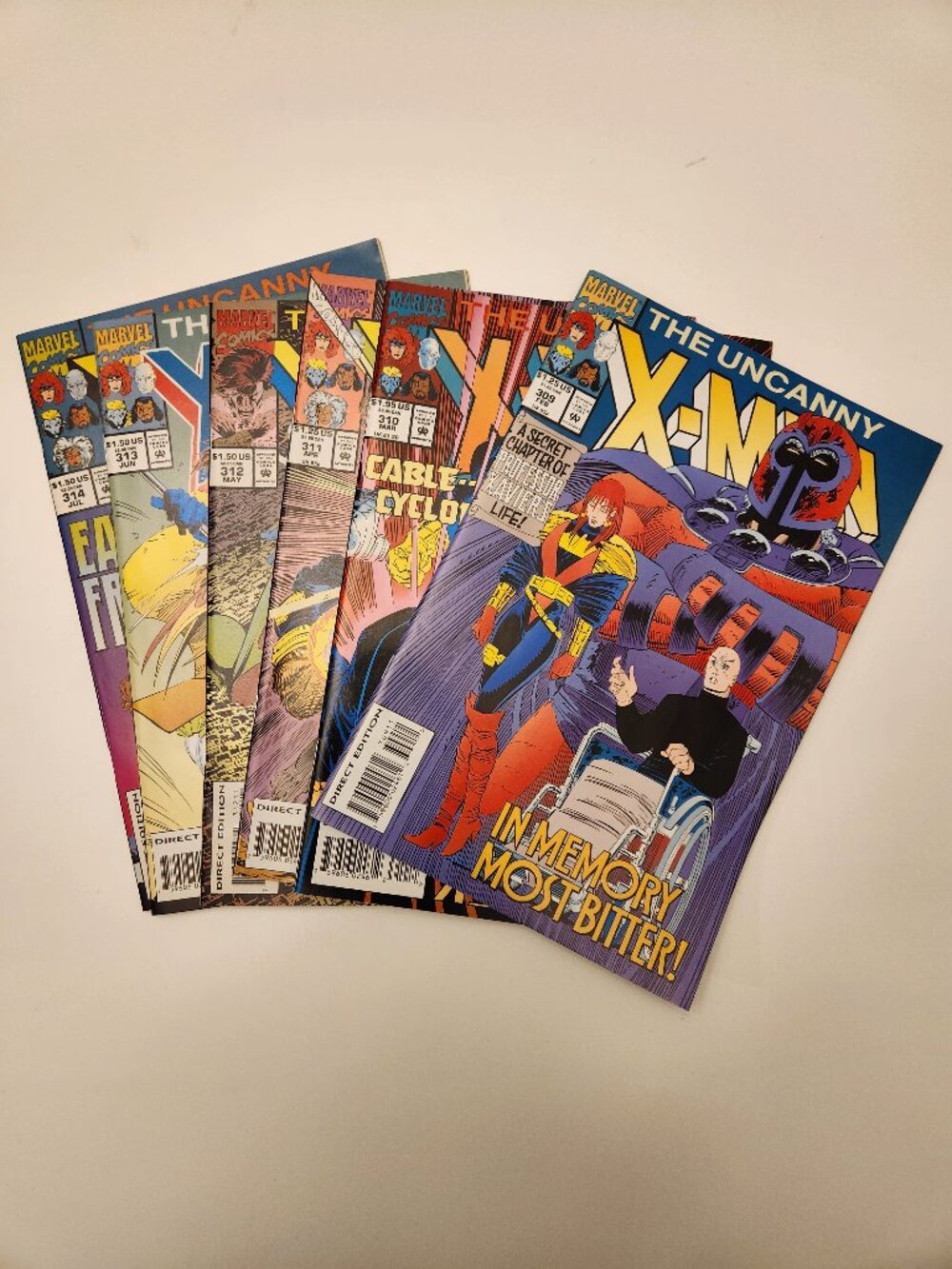 Lot The Uncanny X-Men Marvel Comic Books 309 310 311 312 313 314 1994 Run 90s